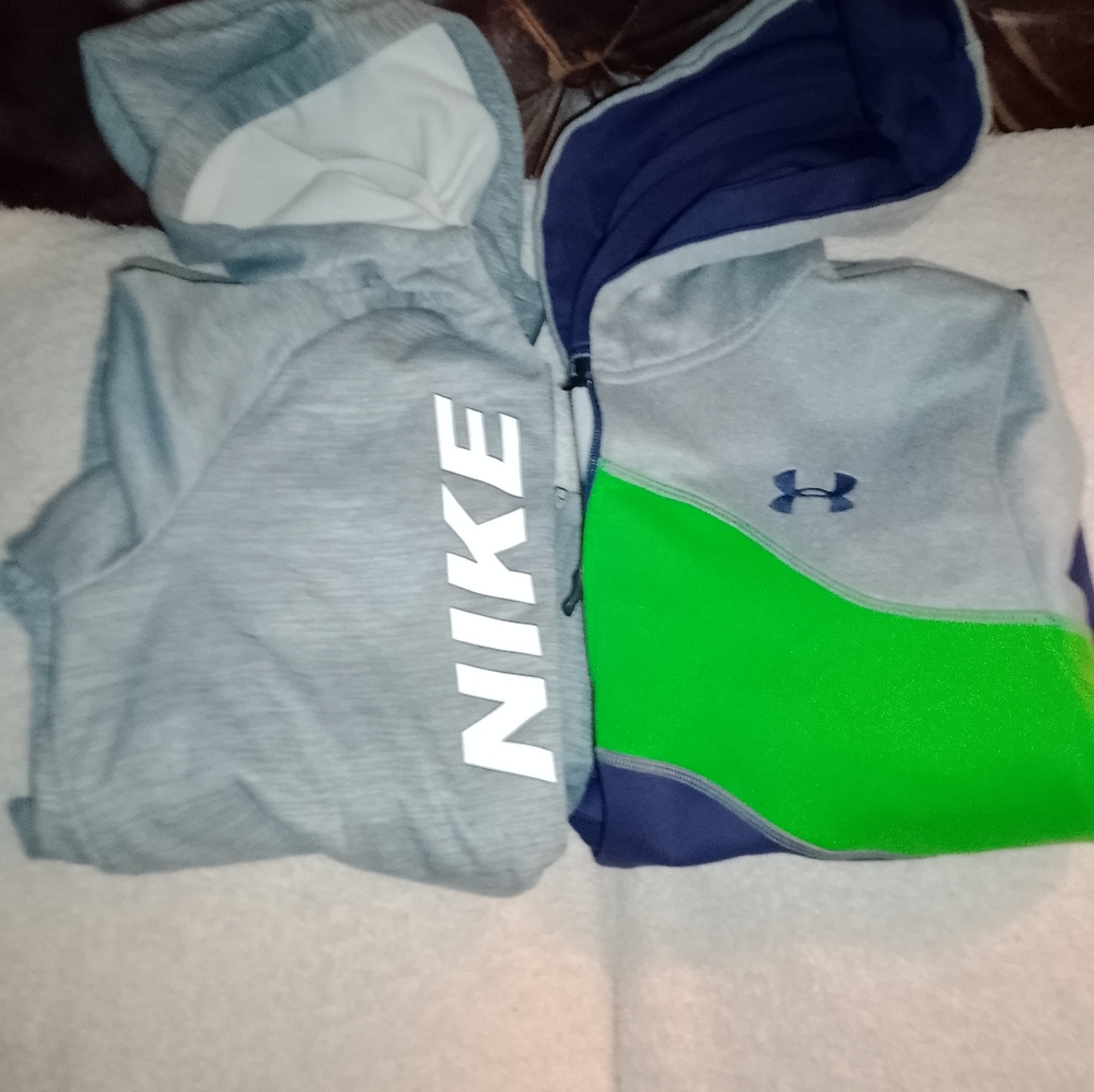 Boy's XL Nike/ under armour zip up